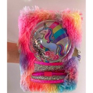 Diary notes notebook fur soft doll fur / activity agenda notebook 90C15