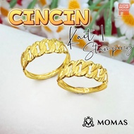 MOMAS CINCIN KAIT 1 STAMPING Cincin Emas 916 Tulen Cincin Lipan Emas 916 Tueln Cincin Emas 916 Bajet