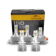 Car Flashing D1S LED Headlights D3S D2S D4S D5S D8S 35W 55W Xenon Lights Turbo LED CSP Chip Plug and