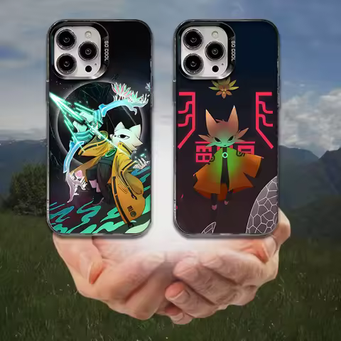 Nine Sols Game Phone Case For iPhone 16,15,14,13,12,11,8,7,Pro,Max,Plus,Mini,XS,SE Anti Fall Black M