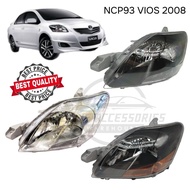 Toyota Vios 2008-2012 NCP93 Head Lamp Lampu Depan/Lampu Besar / Dugong