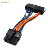 Winu 10CM 3 94in 24-pin10-pin Power Cord Converter 24p To 10p Line for Laptop 3 94In 18AWG