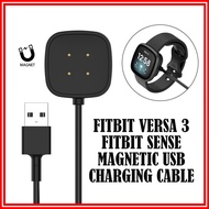 FITBIT Versa 3 Watch Sense Magnetic Charger Cable Fitbit Versa3 Fitbit Sense Magnet Charging Cable W