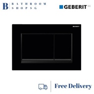 Geberit Sigma30 Actuator Plate 115.883.DW.1 | Matt Black Toilet flush plate