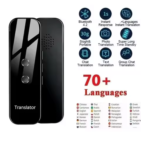 Newest Smart Voice Translator Device Electronic Portable 3 In 1 Voice / Text / Photographic Bluetoot