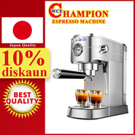 Lahome Espresso Machine 20 Bar Caspule Pod Espresso Coffee Maker with Milk Frother Steam Wand Rich C