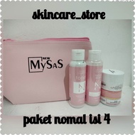 SKINCARE MYSAS PAKET OILY FLEK ISI 4