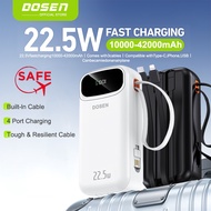 DOSEN Original Powerbank fast charging 10000mAh Y342 PD22.5W Portable 20000mAh 25000mAh 42000mAh Com