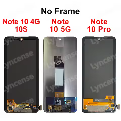 AMOLED For Xiaomi Redmi Note 10 4G LCD Note 10 5G Display M2101K7AI For Redmi Note 10 Pro Display M2