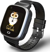 Owl Cole 2023 Best 4G GPS Tracker Unlocked Wrist Smart Phone Watch for Kids with Sim Camera Video Call Fitness Tracker Birthday for Children Boys Girls iOS Android Smartphone (Black)