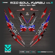 STRIPING MIO SOUL OLD MFX6/SOUL Z CARBON/STICKER SOUL OLD MX/STICKER SOUL CARBON STICKER SOUL 115