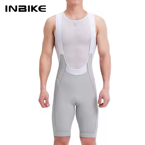INBIKE New Men's Bib Shorts Cycling Jersey Lightweight Breathable Sports Apparel For Bicyclists Uv P