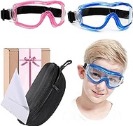 Jomixa Kids Safety Goggles, Kids Lab Goggles Anti-fog BB Gun Protective Glasses for Kids Age 3-19 and Adults