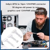 MOOMMY 3x8pin 8PIN to 16Pin 12VHPWR GPU Adapter Wire for Graphics Card Adapter Cable for GPU Power C