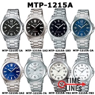 CASIO ของแท้ รุ่น MTP-1215A นาฬิกาผู้ชาย สายสแตนเลส มี 8 หน้า พร้อมกล่องและรับประกัน 1 ปี MTP1215A MTP1215 MTP-1215A-1A MTP-1215A-1A3 MTP-1215A-2A2 MTP-1215A-7A MTP-1215A-7A2