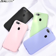 Zeallion for [ OPPO R9s R11s Plus R9 R11 R15 R15x R17 Pro] Liquid Silicone Rubber Soft TPU Back Cover Baby-Skin Ultra Thin Shockproof Protective Shell Phone Case