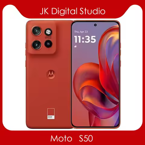 Original Lenovo Moto S50 5G Mobile Phone MTK Dimensity 7300 6.36inch POLED 4310Mah 68W Charger 50MP 