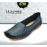 [LESANDEE] Ladies Comfort Shoes x Black PML-1218-96