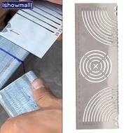 [ISHOWMAL] for Flex Angle  Marking Tool marking gauge  Adjust Dual-purpose Scriber Tool