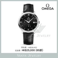 OMEGA 歐米茄男裝腕錶DE VILLE典雅系列 - 不銹鋼、2627 自動上鍊機芯、30米防水、鱷魚皮、針扣 42413402101001