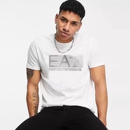 Armani Exchange Original Men's T-Shirt Trendy EA7 Short-Sleeve Crew Neck Top with Letter Print