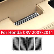 For Honda CRV 2007 2008 2009 2010 2011 Accessories Carbon Fiber Interior Car Armrest Storage Box Dec