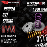 CVT PROPER RACING LINE MOTORCYCLE YAMAHA NEW NMAX AEROX LEXI 1000RPM 1200RPM 1500RPM 1800RPM 2000RPM