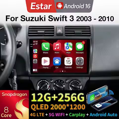 Android 16 Car Radio For Suzuki Swift 3 2003 - 2010 GPS Multimedia Player Navi Head Unit Wireless Ca