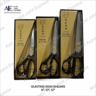 AAA Fish Shears Fabric Scissors Size 9" 10" 12"