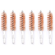 10 Pcs Phosphor Bristle Bronze Bore Gun Cleaning Brush for Rifle Pistol Shotgun (9mm)
