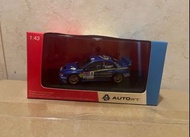 Autoart Subaru Impreza WRC Stephane Sarrazin French Rally Champion 1:43