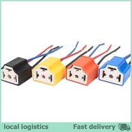 H&Z High Quality H4 Three Holes Ceramic Wire Wiring Car Head Light Bulb Lamp Harness Soet Plug Auto 