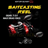 【KAPTEN】High Quality BaitCasting Reel Mesin BC Fishing Reel Kuroda YOKOTA SEIKO Long Casting BC Mura