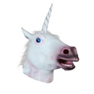 Unicorn Headgear Mask Horse Face Horse Head Animal Headgear Funny Horse Mask Funny Latex Horse Headg