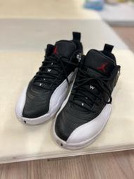 Jordan 12 黑白 低筒 女 US8 中古良品