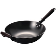 Lu Chuan Iron Pot Pan Induction cooker special use Cast Iron Pot Non-Coated Non-Stick Pan Chinese Pot Wok  Household Wok Frying pan   Camping Pot  Iron Pot