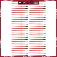 STA 50Pcs Children Paint Brushes Set for Watercolor Acrylics Oil Rock Painting Small Art Brush for K