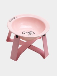 Petdebby Cat Food Bowl Korean BD Pet UFO Bowl Cat Bowl Protects Cervical Vertebra Kitten Bowl Preven