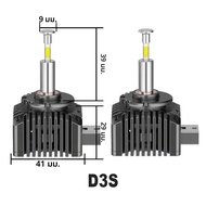 360 LED D1S D3S D2S D4S D5S D8S หลอดไฟหน้า Canbus 1:1 HID D1R D2R D3R D4R หลอดไฟซีนอน 1700W 6000K เท