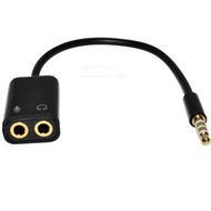 Headphone microphone mic adapter cable 3.5 one-to-Headphone microphone adapter cable 3.5 one Point T