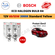 Original BOSCH Eco Halogen H4 Headlight Bulb 12V 60/55W H4 Bulb for Proton Gen2 (2004-2012) Lampu Me
