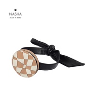[ NASHA ] Circle bag | Cappuccino กระเป๋าวงกลม+เข็มขัด
