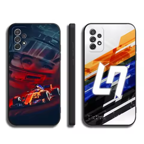 F1 Lando Norris Racing Phone Case for Samsung Galaxy S23 S24 Ultra S22 S20 Fe S21 Plus A54 A34 A24 A