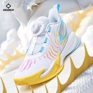 RIGORER Children Basketball Shoes Mesh Breathable Boys Girls Non-Slip