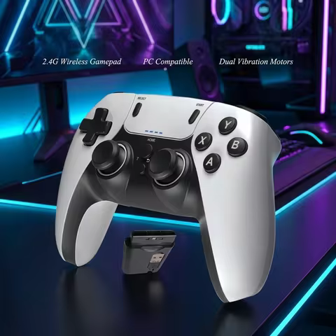 Wireless Gaming Gamepad Handheld Controller, Portable Entertainment Console Controller Support PS1 P