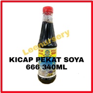 666 Kicap Pekat 340ml / KICAP PEKAT /  CAP 666 / KICAP SOYA / KICAP 666 / KICAP PEKAT / COOKING INGR