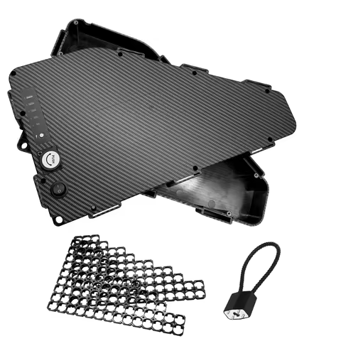 Triangle Battery Case Fit 80PCS 21700 Cells 36V 48V 52V 60V 72V E-Bike Electric Bicycle Triangle Bat