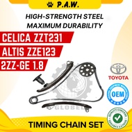 TY051 GloBelt Timing Chain Set (136) Toyota Celica ZZT231, Corolla Altis ZZE123 2ZZ-GE 1.8