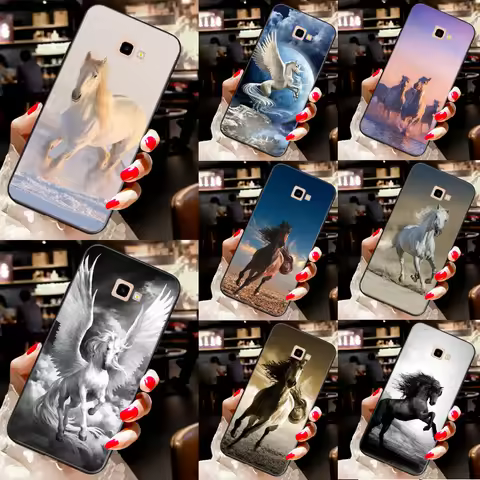 Horses Running Case For Samsung Galaxy A3 A5 2016 2017 A6 A7 A8 A9 2018 J1 J3 J4 J5 J6 Plus J7 J8 Co