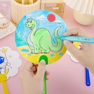 DIY Graffiti Fan Kids Cartoon Small Fan